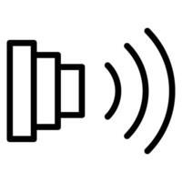 sensor line icon vector
