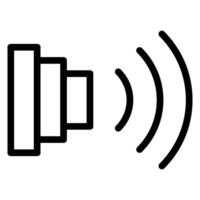 sensor line icon vector