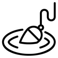 buoy line icon vector