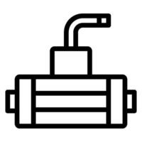 chiller line icon vector