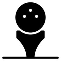 tee glyph icon vector