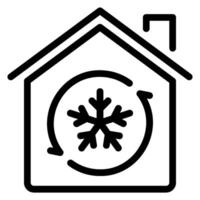 icono de línea de casa vector