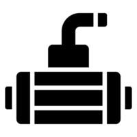 chiller glyph icon vector