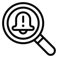 fault line icon vector