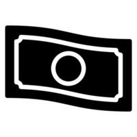 money glyph icon vector
