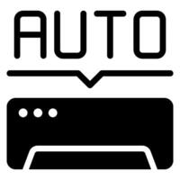 auto glyph icon vector