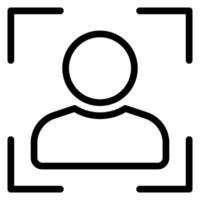detection line icon vector