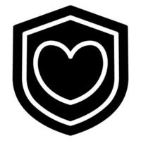 security glyph icon vector