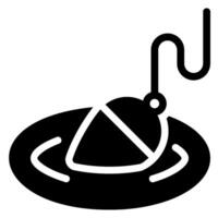 buoy glyph icon vector