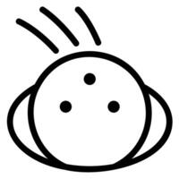 hole line icon vector
