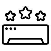 icono de línea de control de calidad vector