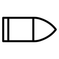 bullet line icon vector