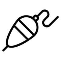 float line icon vector