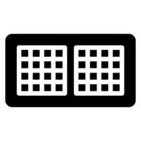 split duct glyph icon vector