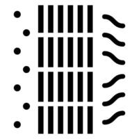 filter glyph icon vector