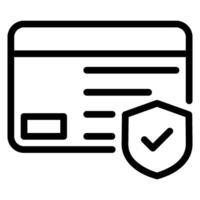 fraud detection line icon vector