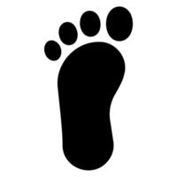 footprints glyph icon vector
