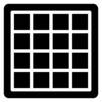 icono de glifo de techo vector