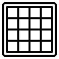 icono de línea de techo vector