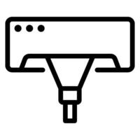 limpiar línea icono vector