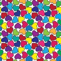 Hearts pattern. Abstract seamless background for girls. fashion clothes, textile, wrapping paper. vector