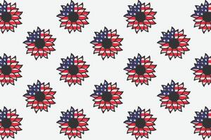 Fourth July Patriotic Background vector