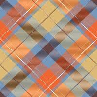 Tartan Seamless Pattern. Sweet Pastel Plaid Patterns Seamless Tartan Illustration Set for Scarf, Blanket, Other Modern Spring Summer Autumn Winter Holiday Fabric Print. vector