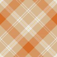 Tartan Seamless Pattern. Tartan Plaid Seamless Pattern. Seamless Tartan Illustration Set for Scarf, Blanket, Other Modern Spring Summer Autumn Winter Holiday Fabric Print. vector
