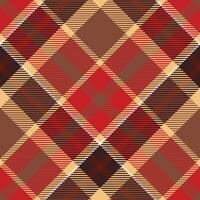 Plaids Pattern Seamless. Checkerboard Pattern Traditional Scottish Woven Fabric. Lumberjack Shirt Flannel Textile. Pattern Tile Swatch Included. vector