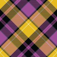 Tartan Pattern Seamless. Sweet Plaid Pattern Traditional Scottish Woven Fabric. Lumberjack Shirt Flannel Textile. Pattern Tile Swatch Included. vector