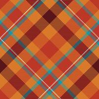 Tartan Seamless Pattern. Traditional Scottish Checkered Background. Traditional Scottish Woven Fabric. Lumberjack Shirt Flannel Textile. Pattern Tile Swatch Included. vector