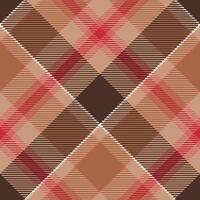 Plaid Pattern Seamless. Tartan Plaid Seamless Pattern. Template for Design Ornament. Seamless Fabric Texture. vector