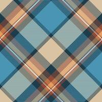 Plaid Pattern Seamless. Classic Scottish Tartan Design. Seamless Tartan Illustration Set for Scarf, Blanket, Other Modern Spring Summer Autumn Winter Holiday Fabric Print. vector