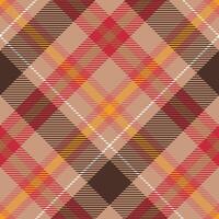 Plaid Pattern Seamless. Scottish Plaid, Template for Design Ornament. Seamless Fabric Texture. vector