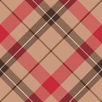 Plaid Pattern Seamless. Tartan Plaid Seamless Pattern. for Scarf, Dress, Skirt, Other Modern Spring Autumn Winter Fashion Textile Design. vector