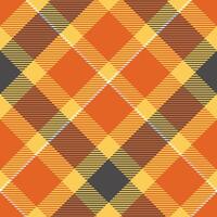Plaid Patterns Seamless. Classic Scottish Tartan Design. Template for Design Ornament. Seamless Fabric Texture. vector