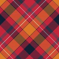 Scottish Tartan Seamless Pattern. Checker Pattern Template for Design Ornament. Seamless Fabric Texture. vector