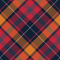 Scottish Tartan Seamless Pattern. Checkerboard Pattern Seamless Tartan Illustration Set for Scarf, Blanket, Other Modern Spring Summer Autumn Winter Holiday Fabric Print. vector