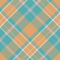 Scottish Tartan Seamless Pattern. Tartan Plaid Seamless Pattern. Seamless Tartan Illustration Set for Scarf, Blanket, Other Modern Spring Summer Autumn Winter Holiday Fabric Print. vector