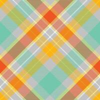 Scottish Tartan Seamless Pattern. Traditional Scottish Checkered Background. Seamless Tartan Illustration Set for Scarf, Blanket, Other Modern Spring Summer Autumn Winter Holiday Fabric Print. vector