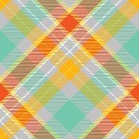 Scottish Tartan Seamless Pattern. Traditional Scottish Checkered Background. Seamless Tartan Illustration Set for Scarf, Blanket, Other Modern Spring Summer Autumn Winter Holiday Fabric Print. vector