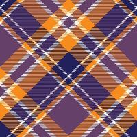 Tartan Plaid Seamless Pattern. Checker Pattern. Template for Design Ornament. Seamless Fabric Texture. vector