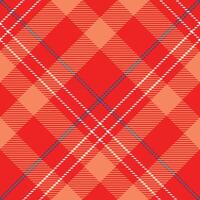 Tartan Plaid Seamless Pattern. Checkerboard Pattern. Template for Design Ornament. Seamless Fabric Texture. vector