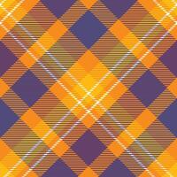 Tartan Plaid Seamless Pattern. Checker Pattern. Seamless Tartan Illustration Set for Scarf, Blanket, Other Modern Spring Summer Autumn Winter Holiday Fabric Print. vector