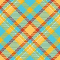 Tartan Plaid Seamless Pattern. Classic Scottish Tartan Design. Seamless Tartan Illustration Set for Scarf, Blanket, Other Modern Spring Summer Autumn Winter Holiday Fabric Print. vector