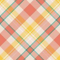 Classic Scottish Tartan Design. Checkerboard Pattern. Template for Design Ornament. Seamless Fabric Texture. vector