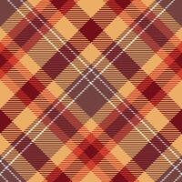 Classic Scottish Tartan Design. Checker Pattern. Traditional Scottish Woven Fabric. Lumberjack Shirt Flannel Textile. Pattern Tile Swatch Included. vector