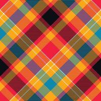 Classic Scottish Tartan Design. Abstract Check Plaid Pattern. Seamless Tartan Illustration Set for Scarf, Blanket, Other Modern Spring Summer Autumn Winter Holiday Fabric Print. vector