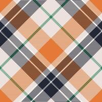 Tartan Plaid Seamless Pattern. Checkerboard Pattern. Traditional Scottish Woven Fabric. Lumberjack Shirt Flannel Textile. Pattern Tile Swatch Included. vector