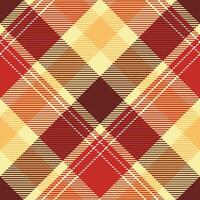 Tartan Plaid Pattern Seamless. Gingham Patterns. Seamless Tartan Illustration Set for Scarf, Blanket, Other Modern Spring Summer Autumn Winter Holiday Fabric Print. vector